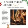 Quart d’heure lecture mardi 17 décembre 10h30